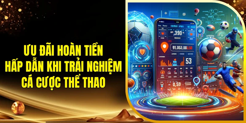 Ưu đãi hoàn tiền hấp dẫn khi trải nghiệm cá cược thể thao